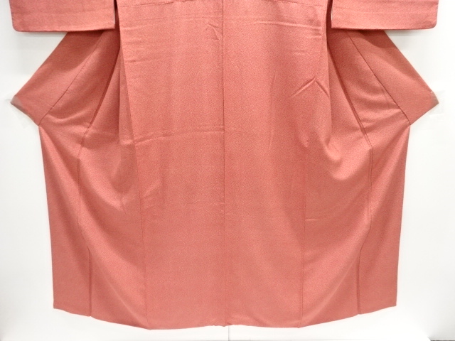  抽象模様一つ紋江戸小紋着物(重ね衿付き)